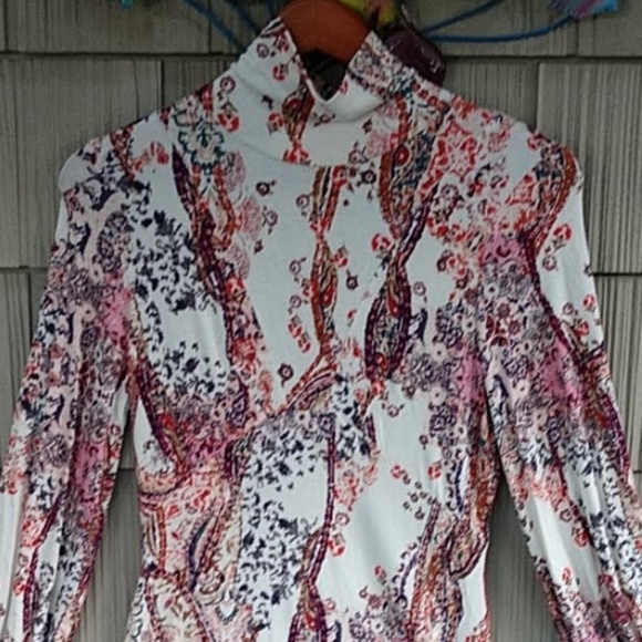 SOLD🌼FREE PEOPLE All Dolled Up Paisley Mini Dress - Picture 3 of 8